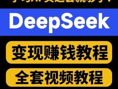 DeepSeek赚钱全套视频教程，入门到精通全套